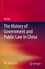 "Xin Nie - The History of Government and Public Law in China." Roter Hintergrund mit fließenden Farbverläufen.