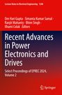 Titel: "Recent Advances in Power Electronics and Drives". Rotes und dunkelblaues Design, Springer-Logo unten.