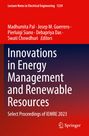 „Innovations in Energy Management and Renewable Resources: Select Proceedings of IEMRE 2023“ auf einem roten Cover.