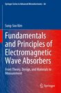 Titel: "Fundamentals and Principles of Electromagnetic Wave Absorbers" von Sung-Soo Kim, Springer, abstrakte Muster.
