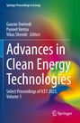 "Advances in Clean Energy Technologies", Herausgeber: Gaurav Dwivedi, Puneet Verma, Vikas Shende. Bunter, verschwommener Hintergrund.