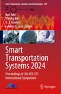 "Smart Transportation Systems 2024" steht groß auf einem rot gestalteten Cover mit technischen Illustrationen und Fotos.