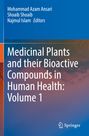 „Medicinal Plants and their Bioactive Compounds in Human Health: Volume 1“. Blaue und orange Streifen. Springer-Logo.