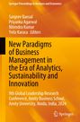 New Paradigms of Business Management in the Era of Analytics, Sustainability and Innovation, Buch