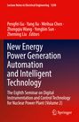 Text: "New Energy Power Generation Automation and Intelligent Technology." Roter Hintergrund, Springer-Logo unten.
