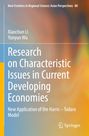 Buchtitel: "Research on Characteristic Issues in Current Developing Economies". Autoren: Xiaochun Li, Yunyun Wu. Springer-Logo.