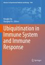 Titel: "Ubiquitination in Immune System and Immune Response". Blaue und orange Farbverläufe, Springer-Logo.