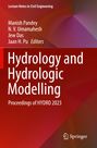 Titel: "Hydrology and Hydrologic Modelling - Proceedings of HYDRO 2023". Roter Hintergrund mit geometrischen Mustern.