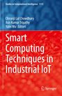 Buchcover: "Smart Computing Techniques in Industrial IoT" von Chowdhary, Tripathy, Wu. Oben blaue, unten rote Farbfläche.