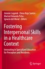 Titel: Fostering Interpersonal Skills in a Healthcare Context. Rot-orange Farbverlauf; Springer-Logo unten rechts.