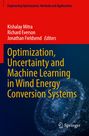 Text: "Optimization, Uncertainty and Machine Learning in Wind Energy Conversion Systems." Hintergrund: Abstrakte Netzgrafik.