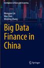 "Big Data Finance in China" in großer gelber Schrift, Autorenname oben. Hintergrund zeigt eine stilisierte Stadtansicht.