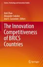 Cover eines Buches mit rotem und orangefarbenem Hintergrund, Titel: "The Innovation Competitiveness of BRICS Countries".
