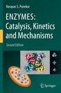 Text: Narayan S. Punekar, ENZYMES: Catalysis, Kinetics and Mechanisms, Second Edition. Darunter ein molekulares Modell, Springer-Logo.