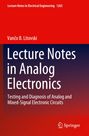 Van¿o B. Litovski: Lecture Notes in Analog Electronics, Buch