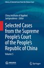 Blauer Hintergrund mit weißem Text: "Selected Cases from the Supreme People's Court of the People's Republic of China, Volume 5". Springer-Logo.