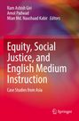 Titel: Equity, Social Justice, and English Medium Instruction. Farbverlauf in Rot, Blau und Orange. Springer-Logo.