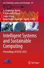 "Intelligent Systems and Sustainable Computing" steht in Weiß auf rotem Hintergrund. Darunter technologische Bilder.