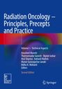 „Radiation Oncology – Principles, Precepts and Practice“, bunte Abstraktion mit Blau- und Rottönen, Springer-Logo.