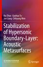 Text: "Stabilization of Hypersonic Boundary-Layer: Acoustic Metasurfaces". Bunte, verlaufende Farben. Springer-Logo unten.