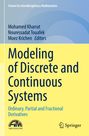 "Modeling of Discrete and Continuous Systems" auf gelbem Hintergrund, darüber Herausgebernamen. Unten zwei Verlagslogos.