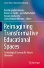 "Reimagining Transformative Educational Spaces" mit Autoren und Springer-Logo. Hintergrund in Blau und Rot.