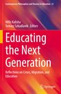"Educating the Next Generation" ist groß in Weiß auf einem rot-orangefarbenen Hintergrund dargestellt, Springer-Logo unten.