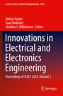 "Lecture Notes in Electrical Engineering 1295. Innovations in Electrical and Electronics Engineering. Logo von Springer unten."