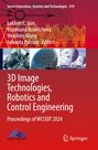 Titel: "3D Image Technologies, Robotics and Control Engineering". Oben Bilder von Technik und einem Gebäude. Unten zwei Logos.