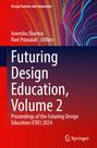 Titel: "Futuring Design Education, Volume 2". 
Bunte, geschwungene Linien auf rotem Hintergrund. Springer-Logo unten.
