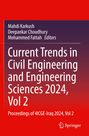 Titel: "Current Trends in Civil Engineering and Engineering Sciences 2024, Vol 2". Roter Hintergrund, Springer-Logo.