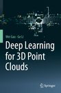"Deep Learning for 3D Point Clouds" von Wei Gao und Ge Li. Illustration farbiger 3D-Punkte auf dunklem Hintergrund.