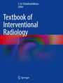"S. H. Chandrashekhara, Editor. Textbook of Interventional Radiology. Unten Springer-Logo. Blaues Cover mit buntem Wirbel."