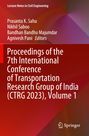 Titel: Proceedings of the 7th International Conference of CTRG 2023, Volume 1. Rotes geometrisches Muster im Hintergrund.