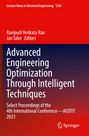 "Advanced Engineering Optimization Through Intelligent Techniques. Select Proceedings of AEOTIT 2023. Springer Logo unten."
