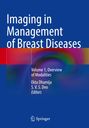Buchtitel: "Imaging in Management of Breast Diseases," Band 1. Verzierter Hintergrund mit Farbverlauf. Springer-Logo.