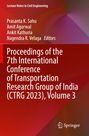 "Proceedings of the 7th International Conference of Transportation Research Group of India (CTRG 2023), Volume 3." Roter Hintergrund.