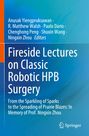 Titel: Fireside Lectures on Classic Robotic HPB Surgery. Oben Autoren, unten Springer-Logo. Hintergrund blau.