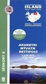 Island Serkort 08 Akureyri - Myvatn - Dettifoss 1 : 120 000 / 1 : 50 000, KRT