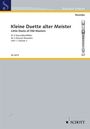 : Kleine Duette alter Meister, Noten