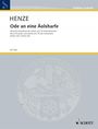 Hans Werner Henze: Ode an eine Äolsharfe (1985 - 1986), Noten