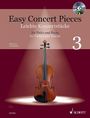 : Easy Concert Pieces. Violine und Klavier Band 3. Ausgabe mit CD, Buch