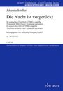 "Die Nacht ist vorgerückt" von Johanna Senfter, SSAAATTBB a cappella, herausgegeben von Wolfgang Undorf.