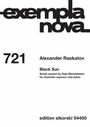 Alexander Raskatov (geb. 1953): Black sun, Noten