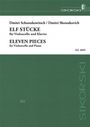 Dmitri Schostakowitsch: Elf Stücke für Violoncello und Klavier, Noten