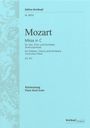 Wolfgang Amadeus Mozart: Missa C-Dur KV 317 (Krönungsmesse), Klavierauszug (Taubmann u. Beyer), Noten