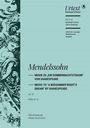 Felix Mendelssohn Bartholdy: Sommernachtstraum op.61, Klavierauszug, Noten