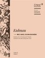 „Kuhnau: Welt Adieu, ich bin dein müde. Kantate zum 24. Sonntag nach Trinitatis. Violine II.“ Verziert mit Engeln.
