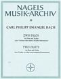 Carl Philipp Emanuel Bach: Zwei Duos Wq 140, 142, Noten