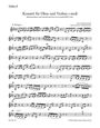 Johann Sebastian Bach (1685-1750): Konzert für Oboe, Violine, Streicher und Basso continuo c-Moll, Noten